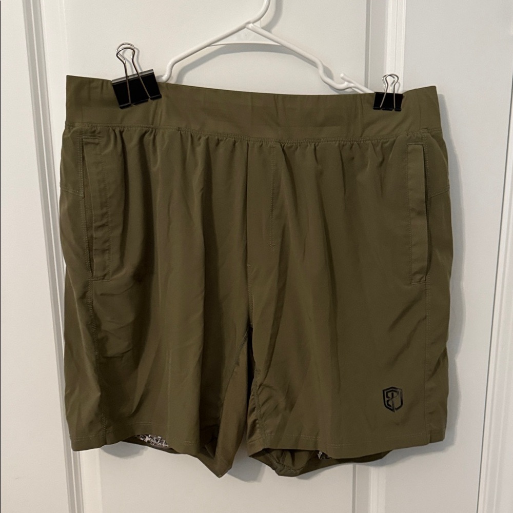 Born Primitive Khaki Athletic Shorts